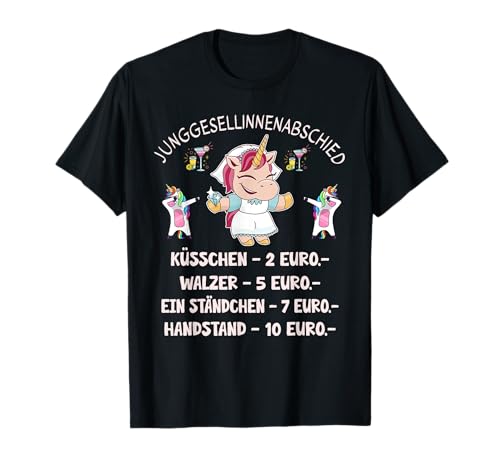 JGA Bauchladen Junggesellinnenabschied Poltern Braut Frauen T-Shirt JGA Bauchladen Junggesellinnenabschied Poltern Braut Frauen T-Shirt von Junggesellenabschied Frauen Kostüm & Polter Shirts