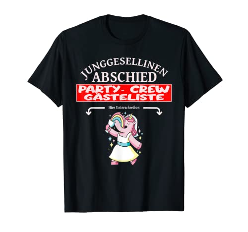 JGA Braut Gästebuch Junggesellinnenabschied Poltern Frauen T-Shirt JGA Braut Gästebuch Junggesellinnenabschied Poltern Frauen T-Shirt von Junggesellenabschied Frauen Kostüm & Polter Shirts