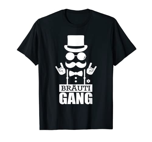 Bräuti Gang Junggesellenabschied JGA Männer Bräutigam T-Shirt von Junggesellenabschied Männer T-Shirt Saufen