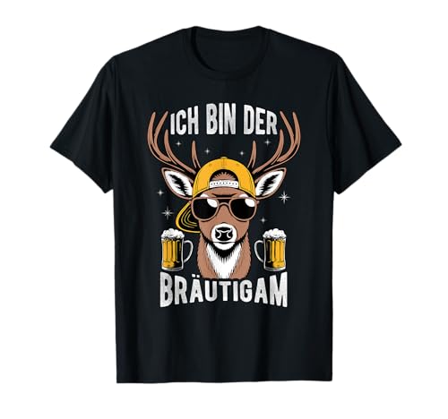 ICH Bin DER BRÄUTIGAM Junggesellenabschied Männer T-Shirt von Junggesellenabschied Männer
