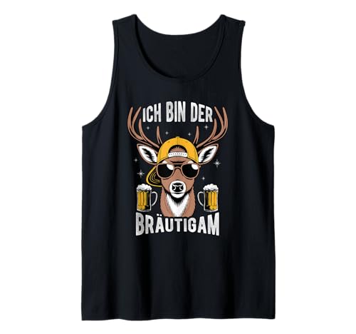 ICH Bin DER BRÄUTIGAM Junggesellenabschied Männer Tank Top von Junggesellenabschied Männer