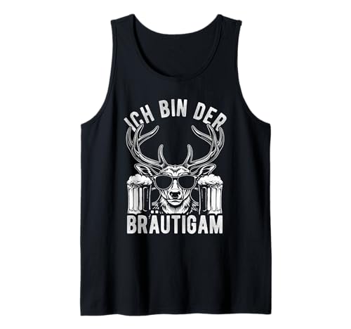 ICH Bin DER BRÄUTIGAM Junggesellenabschied Männer Tank Top von Junggesellenabschied Männer