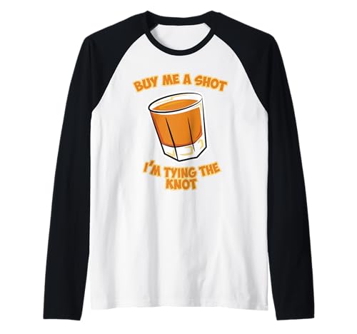 Funny Junggesellen Party Bräutigam Shot Tying The Knot Men Raglan Funny Junggesellen Party Bräutigam Shot Tying The Knot Men Raglan von Junggesellenabschied Party Design