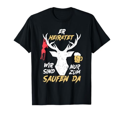 Männer JGA Er Heiratet Polterabend Junggesellenabschied T-Shirt Männer JGA Er Heiratet Polterabend Junggesellenabschied T-Shirt von Junggesellenabschied Team Bräutigam