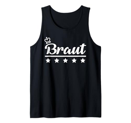 Braut Krone Hochzeit JGA Prinzessin Heirat Ehe Damen Design Tank Top Braut Krone Hochzeit JGA Prinzessin Heirat Ehe Damen Design Tank Top von Junggesellin Hochzeit Abschied Polterabend Frauen