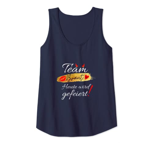 Damen Junggesellinnenabschied oder JGA - Team Braut Tank Top Damen Junggesellinnenabschied oder JGA - Team Braut Tank Top von Junggesellinnenabschied oder JGA -Team Braut