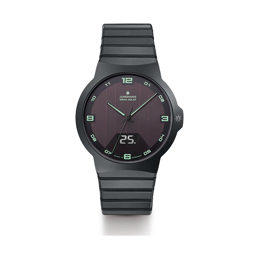 Junghans Herrenuhr Funk & Solar Force Mega Solar 18143644 von Junghans