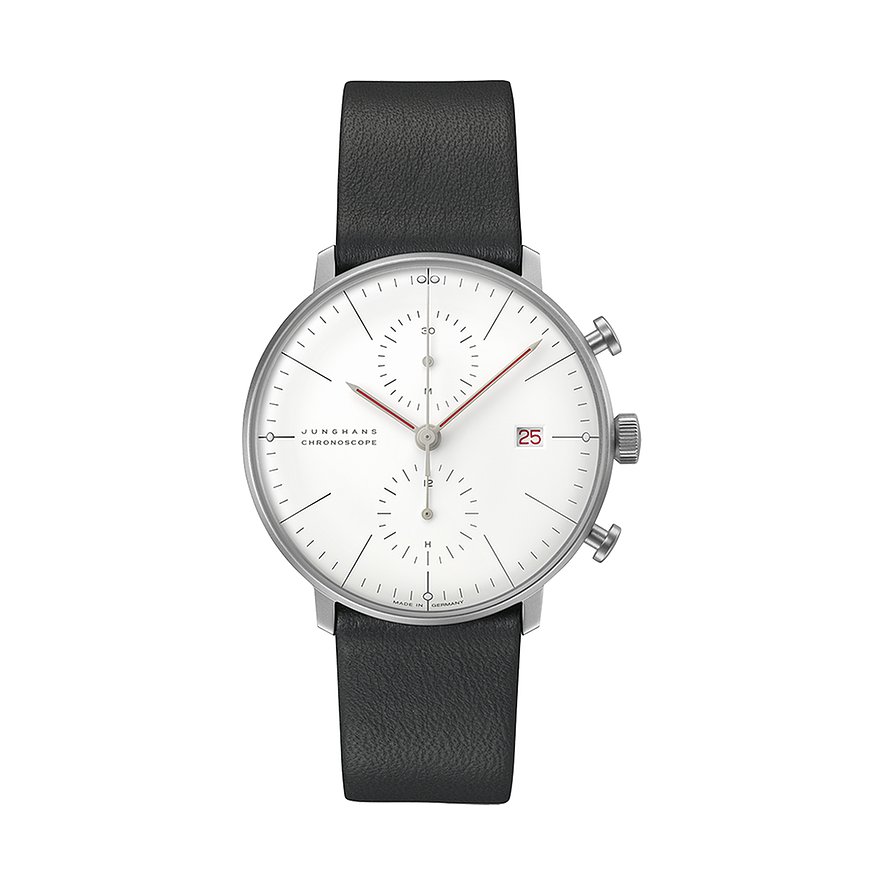 Junghans Unisexuhr max bill Chronoscope Bauhaus 27430302 von Junghans