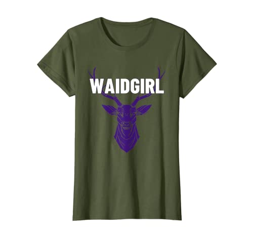 Damen Waidgirl Jägerin Shirt Jungjägerin T-Shirt von Jungjäger Waidgirl Jagdschein Geschenk bestanden