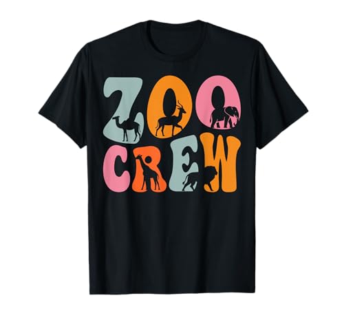 Zoo Animals Safari Party Wildlife Fans Zoo Crew Boys Girls T-Shirt Zoo Animals Safari Party Wildlife Fans Zoo Crew Boys Girls T-Shirt von Jungle Animals Zoo Crew Gifts Co.