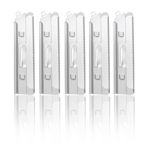 5er Set Ersatzklingen für Dermaplaning Rasierer - Gesichtsrasierer Nachfüller für Augenbrauenformung, Präzisionspeeling & Haarentfernung für strahlende, glatte Haut - Dermaplane Tool von Jungle Culture