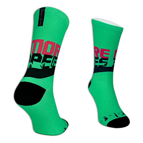 Jungle Socks Lustige Bunte Lange Sportsocken für Männer und Frauen für CrossFit, Radfahren, Straße, Wandern, Laufen, Fitnessstudio - Lange Radsocken, MTB, Radsocken, Rennrad. von Jungle Socks