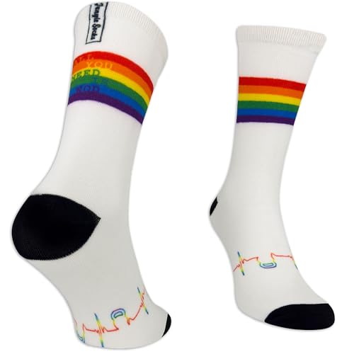 Jungle Socks Lustige Bunte Lange Sportsocken für Männer und Frauen für CrossFit, Radfahren, Straße, Wandern, Laufen, Fitnessstudio - Lange Radsocken, MTB, Radsocken, Rennrad. von Jungle Socks