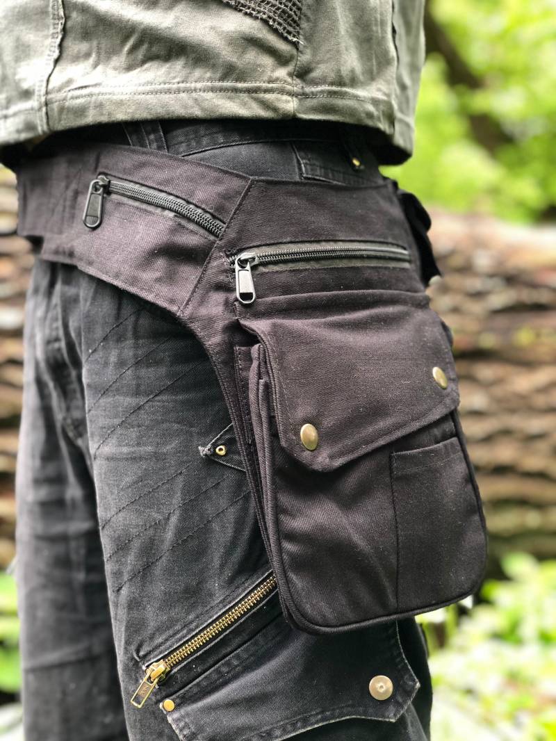 Einseitiger Gürtel Billy ~ Baumwoll-Hüfttasche Taschengürtel Festival Beiteltasche Beutel Gürteltasche Goa Jungle Einseitiger Gürtel Billy ~ Baumwoll-Hüfttasche Taschengürtel Festival Beiteltasche Beutel Gürteltasche Goa Jungle von JungleTripWear