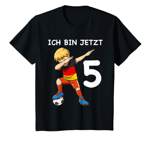 Kinder 5. Geburtstag Fußball Deutschland - 5 Jahre Junge T-Shirt Kinder 5. Geburtstag Fußball Deutschland - 5 Jahre Junge T-Shirt von Jungs 5. Geburtstag Fußball - 5 Jahre Alt Geschenk
