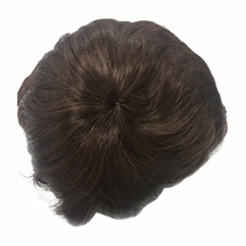 Cap Light Perücke Damen kurzes Haar flauschig Mode kurzes lockiges Haar Hochtemperatur-Seide Kopfbedeckung Echthaar Perücke Männer (B #2, One Size) von Junhasgood