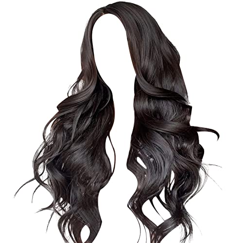 Damen Perücke Blond Echthaar Cosplay für Daily Perücke synthetisch Schwarz Bezug natürlich Party Mommy Gradient Beibai Perücke geteilt Frauen Haarperücke Bob Perücke kurze (Black #3, One Size) von Junhasgood