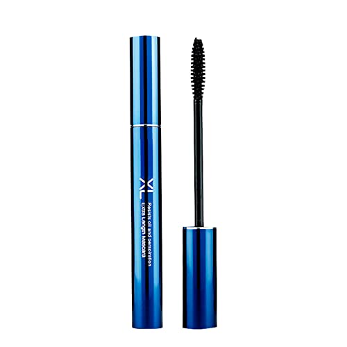 Doll Mascara Wimperntusche aus schwarzer Seidenfaser, natürliche, wasserfeste, wischfeste Wimperntusche, verlängert und dick, langanhaltend, keine klumpende Formel E Mascara (Black-c, One Size) von Junhasgood