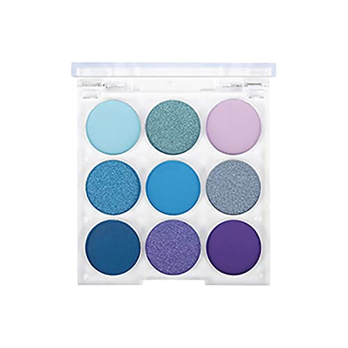 Glitter Lidschatten Palette Potlight Lidschatten Palette Verblendbares Faltenfreies Augen Makeup für Smokey Eyes Wasserfest Langlebig Transparent Glitzer Finish Glitzer Lidschatten von Junhasgood