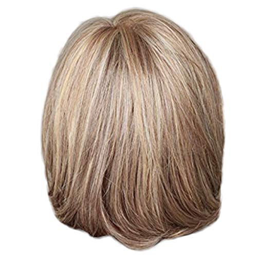 Haarnetz Nacht Herren Sexy Perücke Damen-Styling Gerade Modeperücke Perücke Coole kurze Perücke Vollperücke Perücken Lange Haare Echt (Brown-A, One Size) von Junhasgood