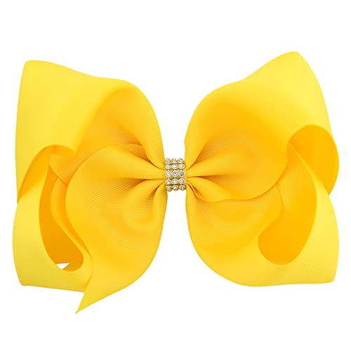 Haarspange Seestern Silber Kleinkindhaar Haar für kleine glänzende Clips Glitzer-Accessoires Handgefertigte Kinder Teen Ribbon Bows Big Girls Haare Abteilen (E, One Size) von Junhasgood