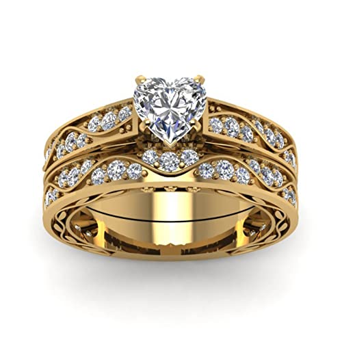 Junhasgood Ich Genug Ringe Inspirative Ermutigungsringe Handgefertigter Verlobungsschliff Schmuckstein Hochzeitsgeschenk Luxus Weißer Ring Ringe Premium Quality Herren (Gold, 6) von Junhasgood