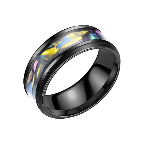 Junhasgood Ringe Mit Ring Männer Beliebte Exquisite Ring Einfache Modeschmuck Beliebte Accessoires Ring Der Ringe Original (Multicolor, 10) von Junhasgood