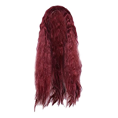 Kurz Lockige Braune Perücke Kurz Lockige Perücke Perücke Damen Wellig Gewellte Täglich Party Cosplay Tragen Damen Locken Wavy Wig für Alltag Anime Cosplay von Junhasgood