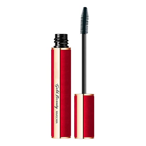 Mascara Pack Volumengebende Wimperntusche | Intensiviert Schwarz | Cremig | Klumpenfrei | Flockenfreie Formel | Volumizing Brush trennt und definiert Mascara 2 in 1 (Red #8, One Size) von Junhasgood