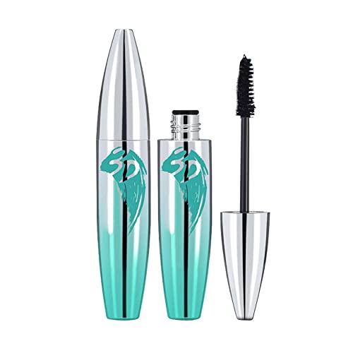 Miss Manga Mascara Fiber Lash Mascara Mascara für natürliche Verlängerung, Verdickungseffekt, dick, wasserdicht, hält den ganzen Tag Mascara Top Coat (Mint Green-f, One Size) von Junhasgood