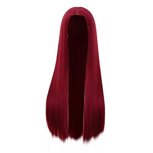 Perücke Für Männer Spitze Perücke glattes vorderes Haar Cosplay Spitzeperücke kurze weibliche natürliche Perücke schwarze Faserperücke Silber Perücke Damen (H, One Size) von Junhasgood