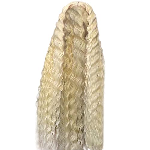 Perücken für Frauen Part Wig Human Hair Wig Glueless Perücke Damen Echthaar Brasilianische Täglich Party Cosplay Tragen Echthaar Perücke Kurze Kinky Perücken Part Wig Human Hair von Junhasgood