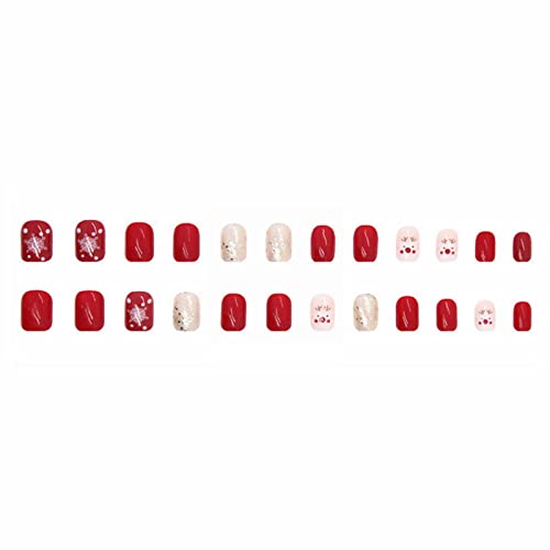 Press On Nails Künstliche Nägel Verschiedene Größen Künstliche Weiche Gelspitzen Vorpolierte Künstliche Nagelspitzen für Frauen und Mädchen Schmetterling Nägel von Junhasgood