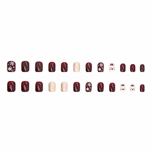 Press On Nails Press On Nails Long Falsche Nägel Ballerina für Frauen und Mädchen Kurze Nagelspitzen Tips Schmetterling Nägel von Junhasgood