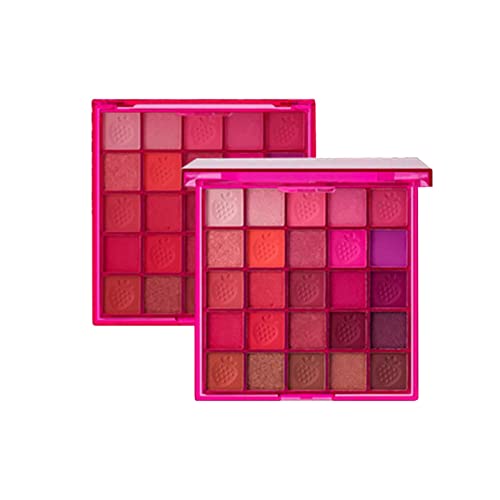 Professional Makeup Professional Makeup Lidschattenpalette Farben Eyeshadow Palette Bunt für Smokey Eyes für Alltags Make Up Heller Pfirsich Glitzer Lidschatten von Junhasgood