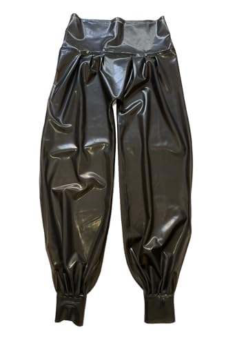 Junhulatex Schwarze Herren Latex Sexy Jogginghose Gummi Lose Hose Pumphose Casual Club Junhulatex Schwarze Herren Latex Sexy Jogginghose Gummi Lose Hose Pumphose Casual Club von Junhulatex