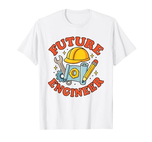Zukünftiger Ingenieur, Kinder, Ingenieurstudent, Baukarriere T-Shirt von Junior Builder Future Engineer Kids Career Wear