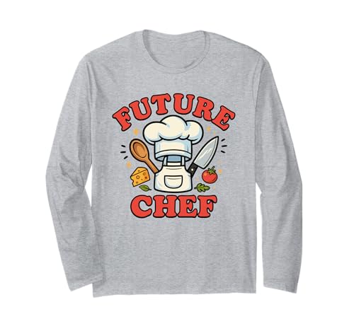 Future Chef Kids Coodie Kitchen Karrieretraum Langarmshirt von Junior Cooking Star Future Chef Culinary Career