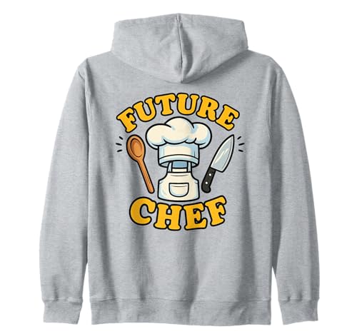 Future Chef Kids Cooking Feinschmecker Aufstrebender Koch Jungen Mädchen Kapuzenjacke von Junior Cooking Star Future Chef Culinary Career