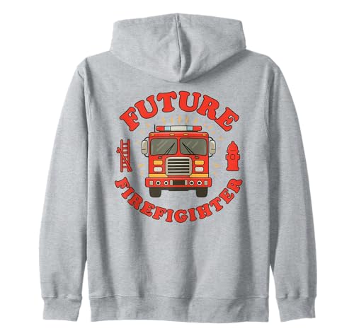 Future Firefighter Kids Feuerwehrauto Rettungskarriere Feuerwehrautos Kapuzenjacke Future Firefighter Kids Feuerwehrauto Rettungskarriere Feuerwehrautos Kapuzenjacke von Junior Hero Future Firefighter Rescue Career Tee