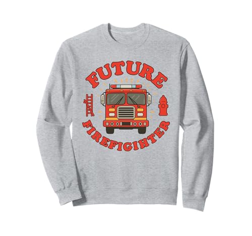 Future Firefighter Kids Feuerwehrauto Rettungskarriere Feuerwehrautos Sweatshirt Future Firefighter Kids Feuerwehrauto Rettungskarriere Feuerwehrautos Sweatshirt von Junior Hero Future Firefighter Rescue Career Tee