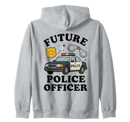 Zukünftige Polizistin Kinder Strafverfolgung Karriere Kapuzenjacke Zukünftige Polizistin Kinder Strafverfolgung Karriere Kapuzenjacke von Junior Hero Future Police Officer Law Enforcement