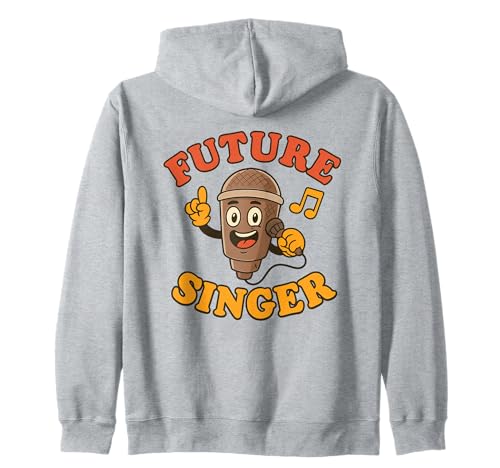 Zukunftssänger für Kinder, aufstrebende Sänger Musikkarriere Kapuzenjacke Zukunftssänger für Kinder, aufstrebende Sänger Musikkarriere Kapuzenjacke von Junior Pop Star Future Singer Performing Arts Wear