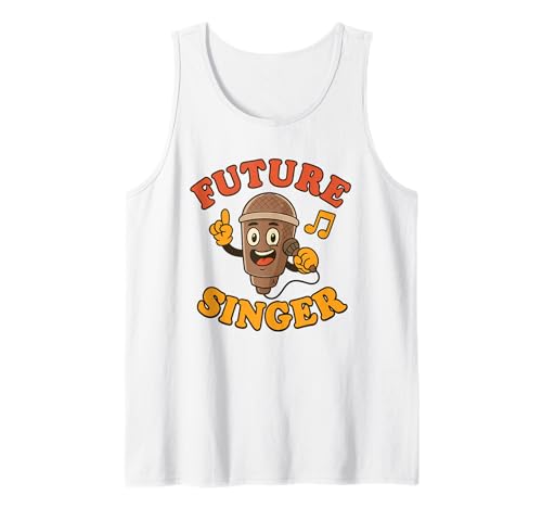 Zukunftssänger für Kinder, aufstrebende Sänger Musikkarriere Tank Top Zukunftssänger für Kinder, aufstrebende Sänger Musikkarriere Tank Top von Junior Pop Star Future Singer Performing Arts Wear