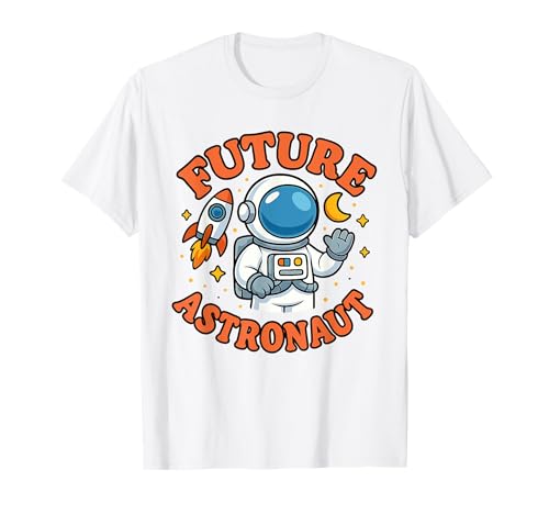 Zukünftiger Astronaut, Kinder, Weltraumforscher, Karriere, Weltraumabenteurer T-Shirt von Junior Space Explorer Future Astronaut Dream Wear