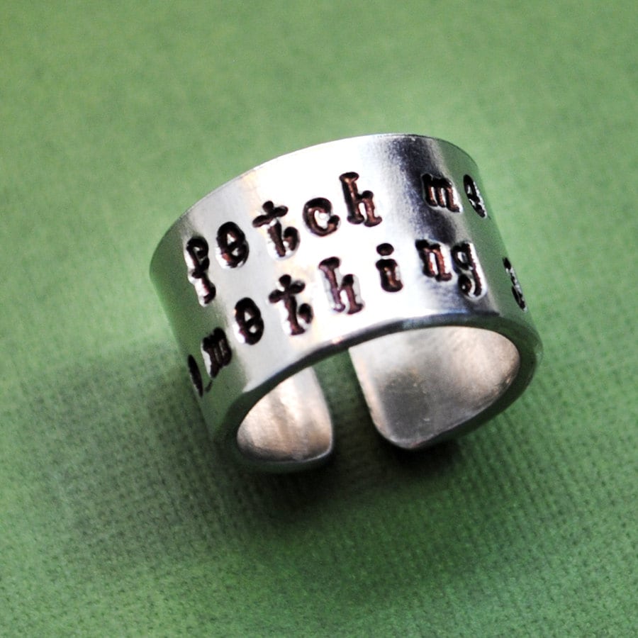 Benutzerdefinierte Handgestempelt Breiten Ring. Ihr Ring, Anpassbare, Verstellbar, in Ihrer Wahl Aus Metall Benutzerdefinierte Handgestempelt Breiten Ring. Ihr Ring, Anpassbare, Verstellbar, in Ihrer Wahl Aus Metall von JuniperRoadJewelry