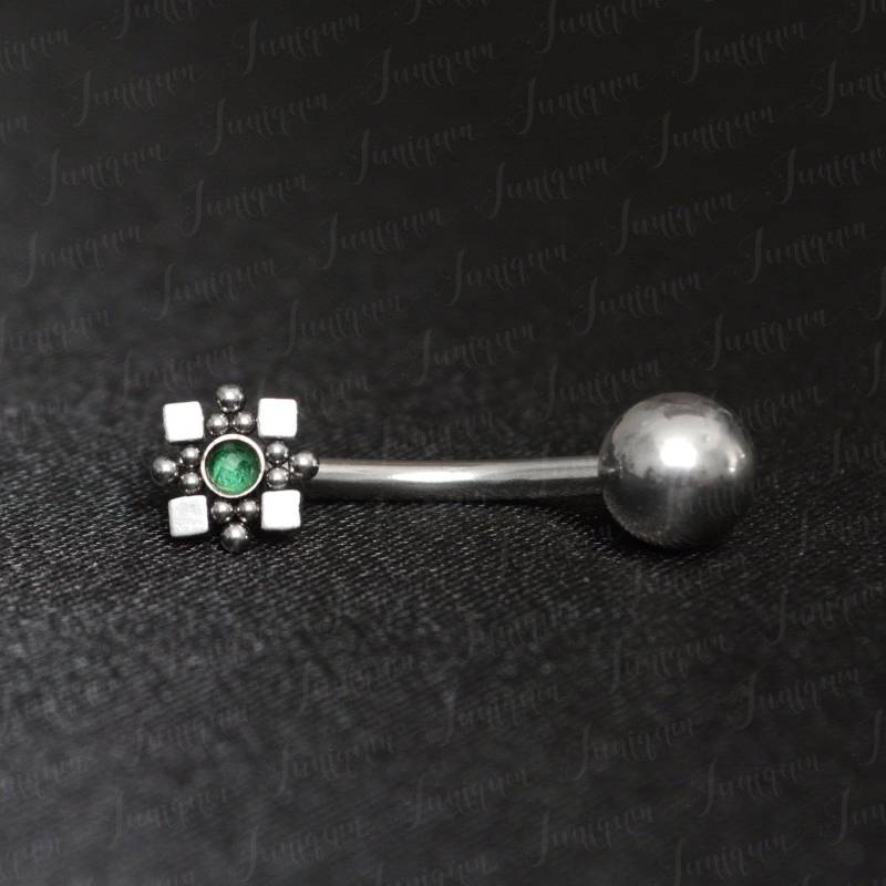 Bauchnabel Schmuck. Ring Kurz. Bauch Ring. Piercing Bauchnabelpiercing. Langhantel von Juniqum