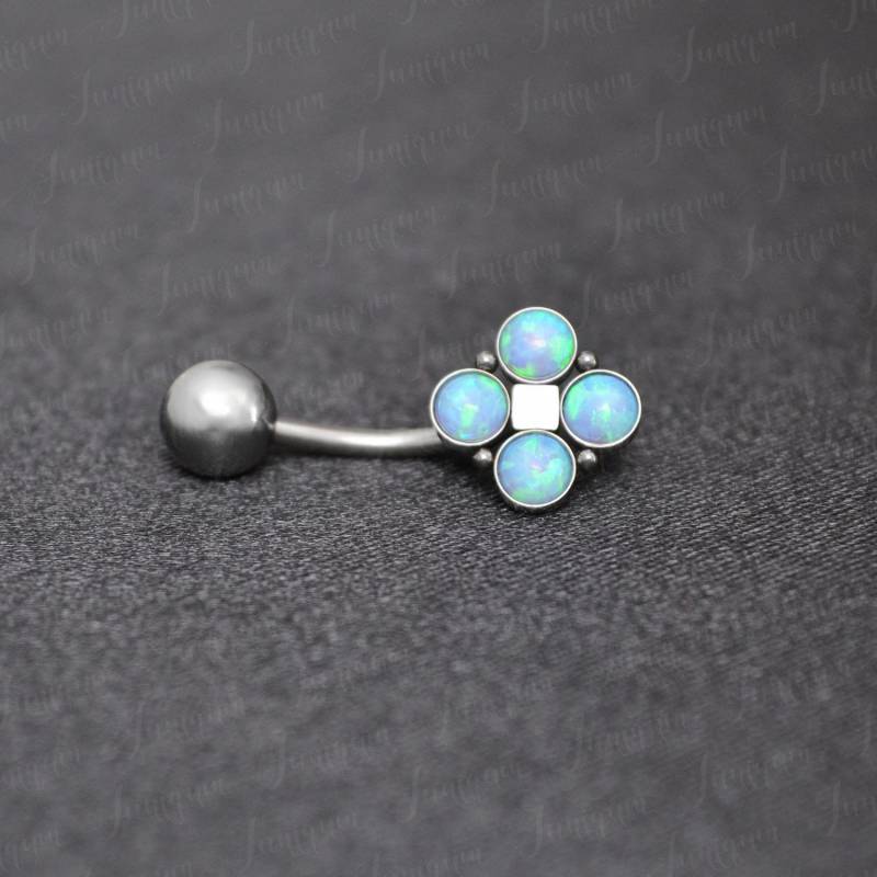 Bauchnabel Schmuck. Ring Kurz. Bauch Ring. Piercing Bauchnabelpiercing. Langhantel von Juniqum