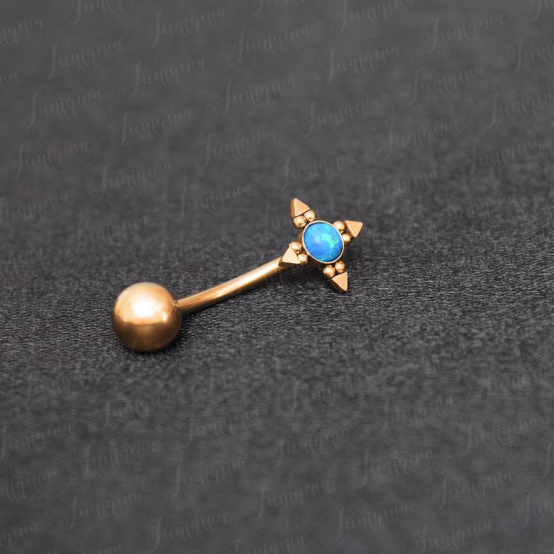 Bauchnabel Schmuck. Ring Kurz. Bauch Ring. Piercing Bauchnabelpiercing. Langhantel von Juniqum