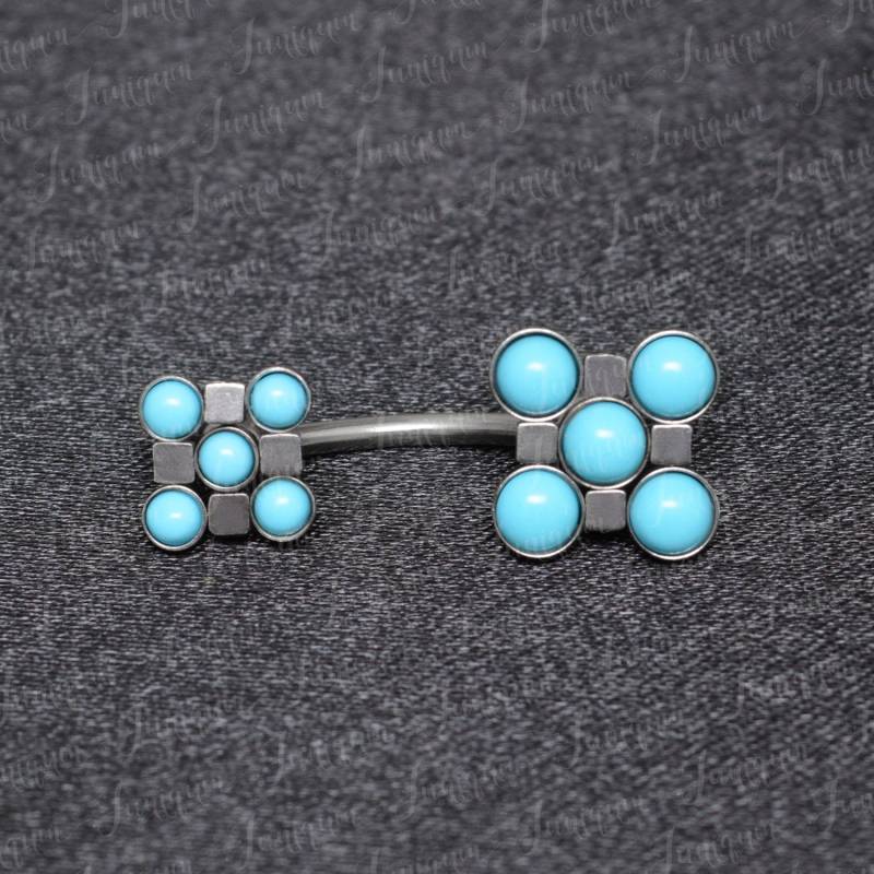 Bauchnabelpiercing Aus Chirurgenstahl. Bauchring. Nabelring. Bauchnabelpiercing. Bauchhantel. Kurz. Bauchpiercing 8mm von Juniqum